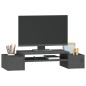 vidaXL Monitorständer Grau 70x27,5x15 cm Massivholz Kiefer vidaXL Monitorständer Grau 70x27,5x15 cm Massivholz Kiefer