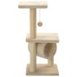 vidaXL Katzen-Kratzbaum Sisal 65 cm Beige vidaXL Katzen-Kratzbaum Sisal 65 cm Beige