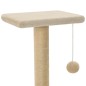 vidaXL Katzen-Kratzbaum Sisal 65 cm Beige vidaXL Katzen-Kratzbaum Sisal 65 cm Beige
