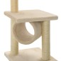 vidaXL Katzen-Kratzbaum Sisal 65 cm Beige vidaXL Katzen-Kratzbaum Sisal 65 cm Beige