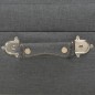 Hocker mit Stauraum 3 Stk. Dunkelgrau Stoff Hocker mit Stauraum 3 Stk. Dunkelgrau Stoff
