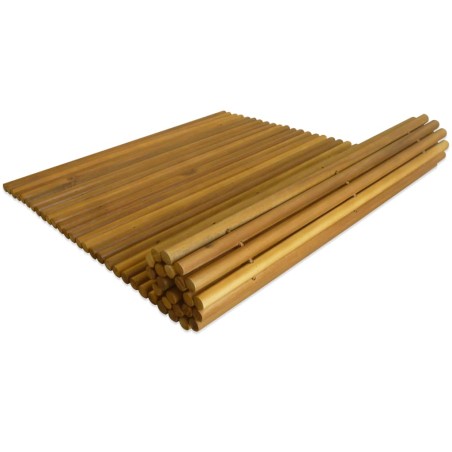 vidaXL Badematte Akazienholz 80x50 cm
