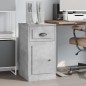 vidaXL Beistellschrank mit Schublade Betongrau 40x50x75 cm vidaXL Beistellschrank mit Schublade Betongrau 40x50x75 cm