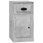 vidaXL Beistellschrank mit Schublade Betongrau 40x50x75 cm vidaXL Beistellschrank mit Schublade Betongrau 40x50x75 cm