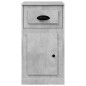 vidaXL Beistellschrank mit Schublade Betongrau 40x50x75 cm vidaXL Beistellschrank mit Schublade Betongrau 40x50x75 cm