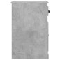 vidaXL Beistellschrank mit Schublade Betongrau 40x50x75 cm vidaXL Beistellschrank mit Schublade Betongrau 40x50x75 cm