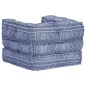 Modularer Pouf Indigo Stoff Modularer Pouf Indigo Stoff