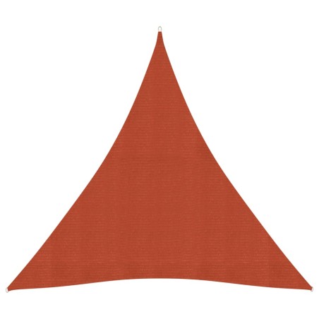 vidaXL Sonnensegel 160 g/m² Terrakottarot 4,5x4,5x4,5 m HDPE
