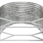 vidaXL Hochbeet Pulverbeschichteter Stahl 507x100x68 cm Silbern vidaXL Hochbeet Pulverbeschichteter Stahl 507x100x68 cm Silbern
