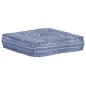 Modularer Pouf Indigo Stoff Modularer Pouf Indigo Stoff