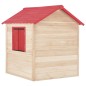 vidaXL Kinderspielhaus Tannenholz Rot vidaXL Kinderspielhaus Tannenholz Rot