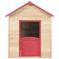 vidaXL Kinderspielhaus Tannenholz Rot vidaXL Kinderspielhaus Tannenholz Rot