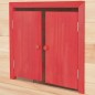 vidaXL Kinderspielhaus Tannenholz Rot vidaXL Kinderspielhaus Tannenholz Rot