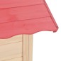 vidaXL Kinderspielhaus Tannenholz Rot vidaXL Kinderspielhaus Tannenholz Rot