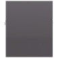 vidaXL Waschbeckenunterschrank Hochglanz-Grau 80x38,5x46cm vidaXL Waschbeckenunterschrank Hochglanz-Grau 80x38,5x46cm
