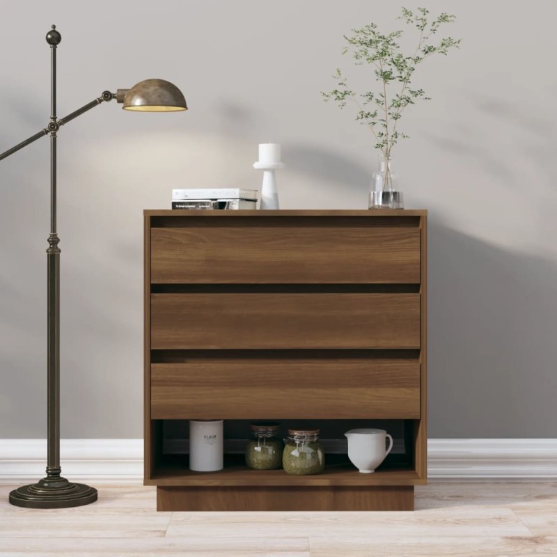 vidaXL Sideboard Braun Eichen-Optik 70x41x75 cm Holzwerkstoff vidaXL Sideboard Braun Eichen-Optik 70x41x75 cm Holzwerkstoff