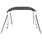 vidaXL 2-Bow Bimini Top Anthrazit 180x150x110 cm vidaXL 2-Bow Bimini Top Anthrazit 180x150x110 cm
