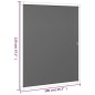 vidaXL Insektenschutz für Fenster Braun 100x120 cm vidaXL Insektenschutz für Fenster Braun 100x120 cm