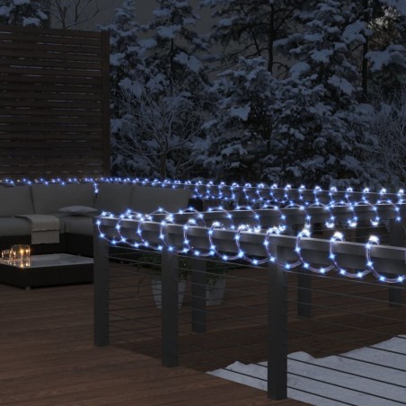 vidaXL Lichtschlauch 240 LEDs Kaltweiß 10 m PVC