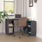 vidaXL Schreibtisch Grau 110x50x75 cm Massivholz Kiefer vidaXL Schreibtisch Grau 110x50x75 cm Massivholz Kiefer