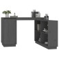 vidaXL Schreibtisch Grau 110x50x75 cm Massivholz Kiefer vidaXL Schreibtisch Grau 110x50x75 cm Massivholz Kiefer