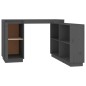 vidaXL Schreibtisch Grau 110x50x75 cm Massivholz Kiefer vidaXL Schreibtisch Grau 110x50x75 cm Massivholz Kiefer