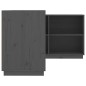 vidaXL Schreibtisch Grau 110x50x75 cm Massivholz Kiefer vidaXL Schreibtisch Grau 110x50x75 cm Massivholz Kiefer
