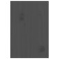 vidaXL Monitorständer Grau 81x20x30 cm Massivholz Kiefer vidaXL Monitorständer Grau 81x20x30 cm Massivholz Kiefer