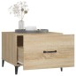 vidaXL Couchtische mit Metallbeinen 2 Stk. Sonoma-Eiche 50x50x40 cm vidaXL Couchtische mit Metallbeinen 2 Stk. Sonoma-Eiche 50x50x40 cm