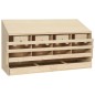 vidaXL 4er Legenest 106x40x59 cm Massivholz Kiefer vidaXL 4er Legenest 106x40x59 cm Massivholz Kiefer