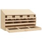 vidaXL 4er Legenest 106x40x59 cm Massivholz Kiefer vidaXL 4er Legenest 106x40x59 cm Massivholz Kiefer