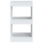 vidaXL Bücherregal/Raumteiler Hochglanz-Weiß 40x30x72 cm vidaXL Bücherregal/Raumteiler Hochglanz-Weiß 40x30x72 cm