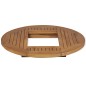 vidaXL Bierkastentisch Teak 70 cm vidaXL Bierkastentisch Teak 70 cm