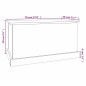 vidaXL Truhe Räuchereiche 70x40x38 cm Holzwerkstoff vidaXL Truhe Räuchereiche 70x40x38 cm Holzwerkstoff
