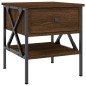 vidaXL Nachttisch Braun Eichen-Optik 40x42x45 cm Holzwerkstoff vidaXL Nachttisch Braun Eichen-Optik 40x42x45 cm Holzwerkstoff