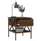 vidaXL Nachttisch Braun Eichen-Optik 40x42x45 cm Holzwerkstoff vidaXL Nachttisch Braun Eichen-Optik 40x42x45 cm Holzwerkstoff
