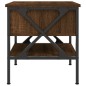 vidaXL Nachttisch Braun Eichen-Optik 40x42x45 cm Holzwerkstoff vidaXL Nachttisch Braun Eichen-Optik 40x42x45 cm Holzwerkstoff