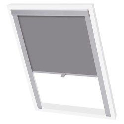 vidaXL Verdunkelungsrollo Grau U08/808 