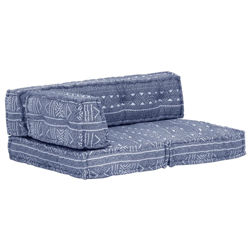 Pouf Indigo Stoff Pouf Indigo Stoff