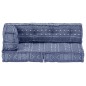 Pouf Indigo Stoff Pouf Indigo Stoff