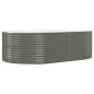 vidaXL Hochbeet Grau 212x140x68 cm Pulverbeschichteter Stahl vidaXL Hochbeet Grau 212x140x68 cm Pulverbeschichteter Stahl
