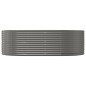 vidaXL Hochbeet Grau 212x140x68 cm Pulverbeschichteter Stahl vidaXL Hochbeet Grau 212x140x68 cm Pulverbeschichteter Stahl
