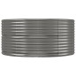 vidaXL Hochbeet Grau 212x140x68 cm Pulverbeschichteter Stahl vidaXL Hochbeet Grau 212x140x68 cm Pulverbeschichteter Stahl