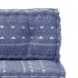 Pouf Indigo Stoff Pouf Indigo Stoff