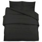 vidaXL Bettwäsche-Set Schwarz 220x240 cm Baumwolle vidaXL Bettwäsche-Set Schwarz 220x240 cm Baumwolle