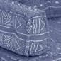 Pouf Indigo Stoff Pouf Indigo Stoff