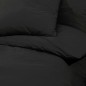 vidaXL Bettwäsche-Set Schwarz 220x240 cm Baumwolle vidaXL Bettwäsche-Set Schwarz 220x240 cm Baumwolle