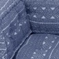 Pouf Indigo Stoff Pouf Indigo Stoff