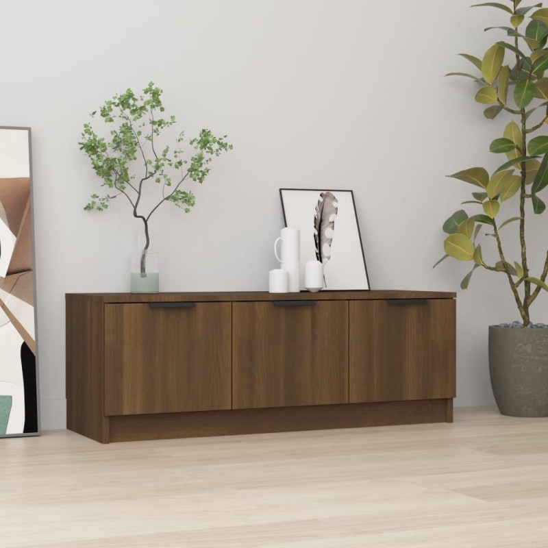 vidaXL TV-Schrank Braun Eichen-Optik 102x35x36,5 cm Holzwerkstoff vidaXL TV-Schrank Braun Eichen-Optik 102x35x36,5 cm Holzwerkstoff
