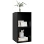vidaXL TV-Wandschrank Schwarz 37x37x72 cm Holzwerkstoff vidaXL TV-Wandschrank Schwarz 37x37x72 cm Holzwerkstoff